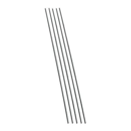 Acoustic Ceiling Products Palisade 94"L Inside Corner Trim in Frost Nickel , 5 Pack 18902PK